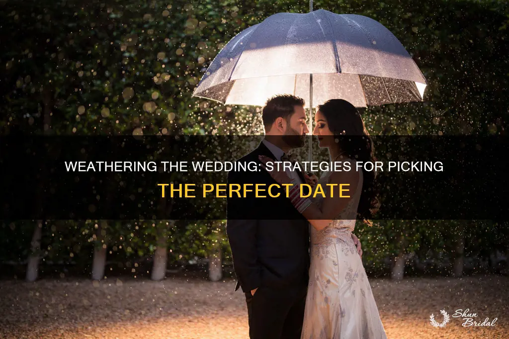 how to pick a wedding date weather