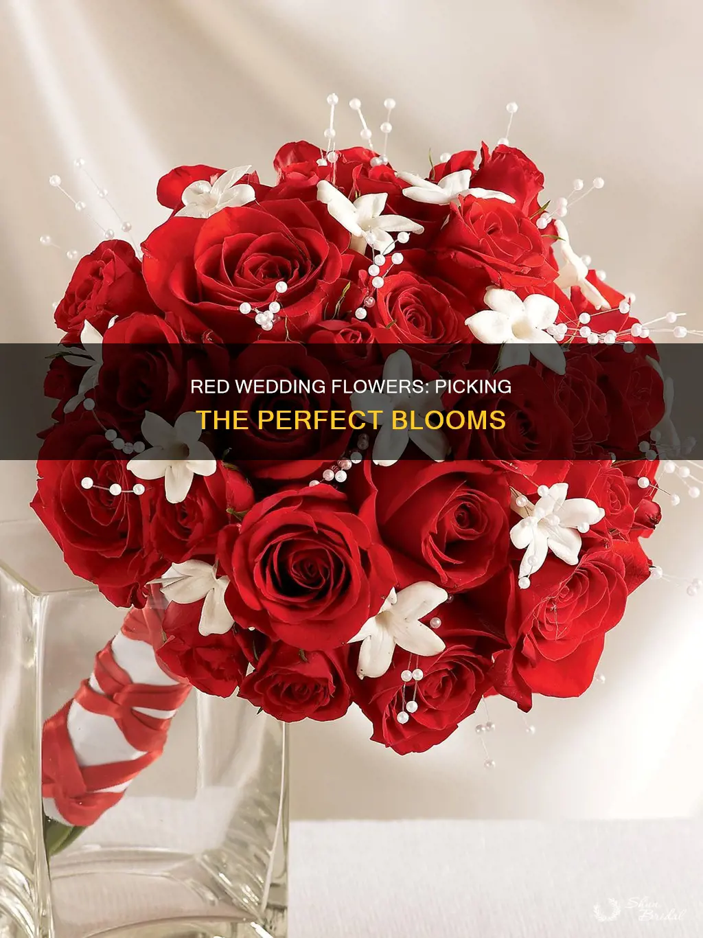 how to pick all red flowers for your wedding