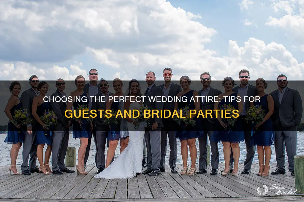 how to pick an attire for a wedding