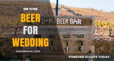 Choosing the Perfect Wedding Beer: A Guide for Couples
