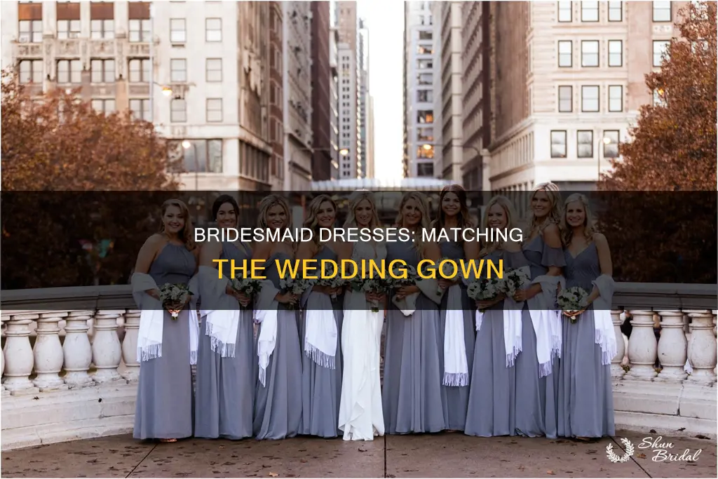 how to pick bridesmaid dresses to match wedding dress