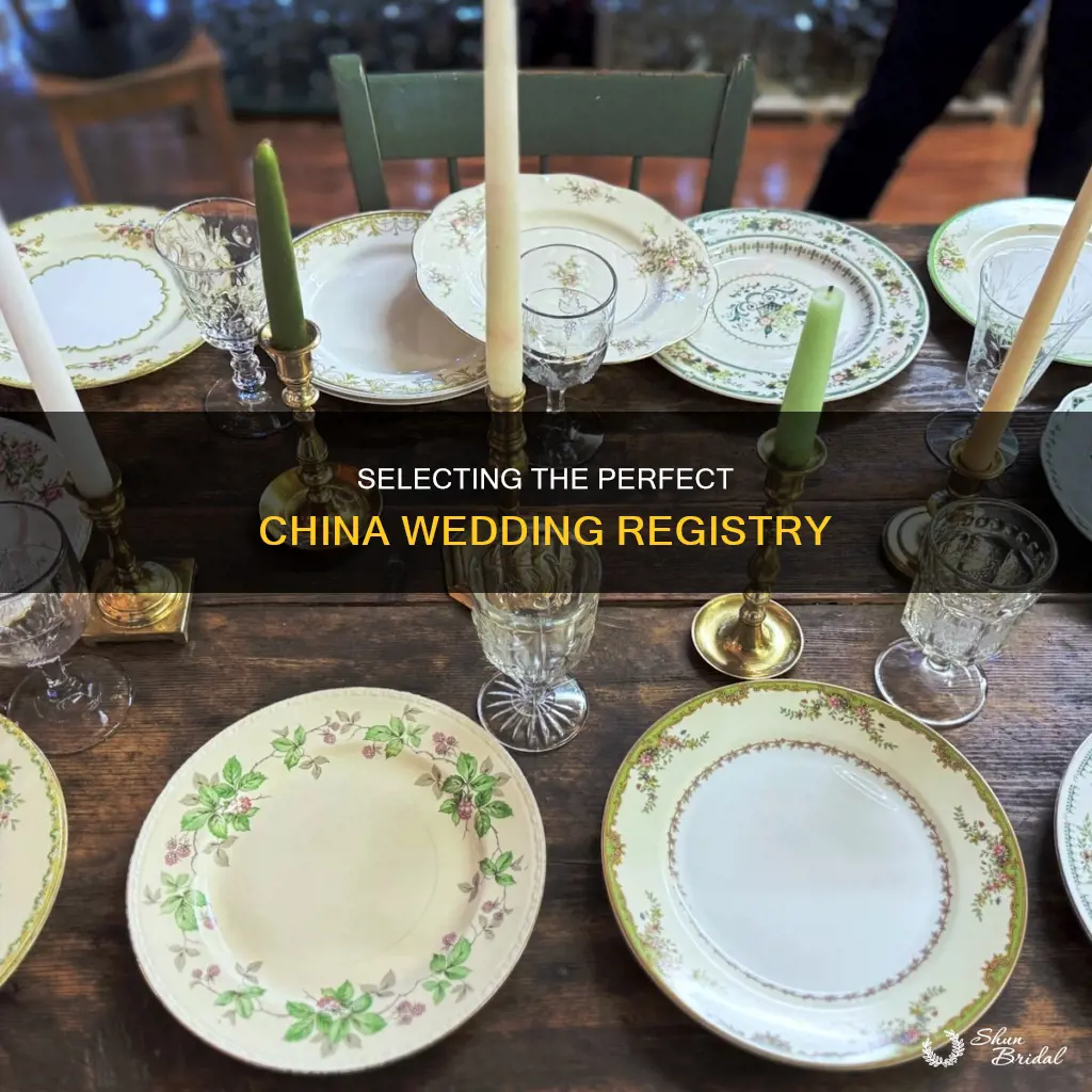 how to pick china wedding registry