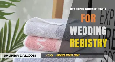 Choosing the Perfect Towel Colors for Your Wedding Registry