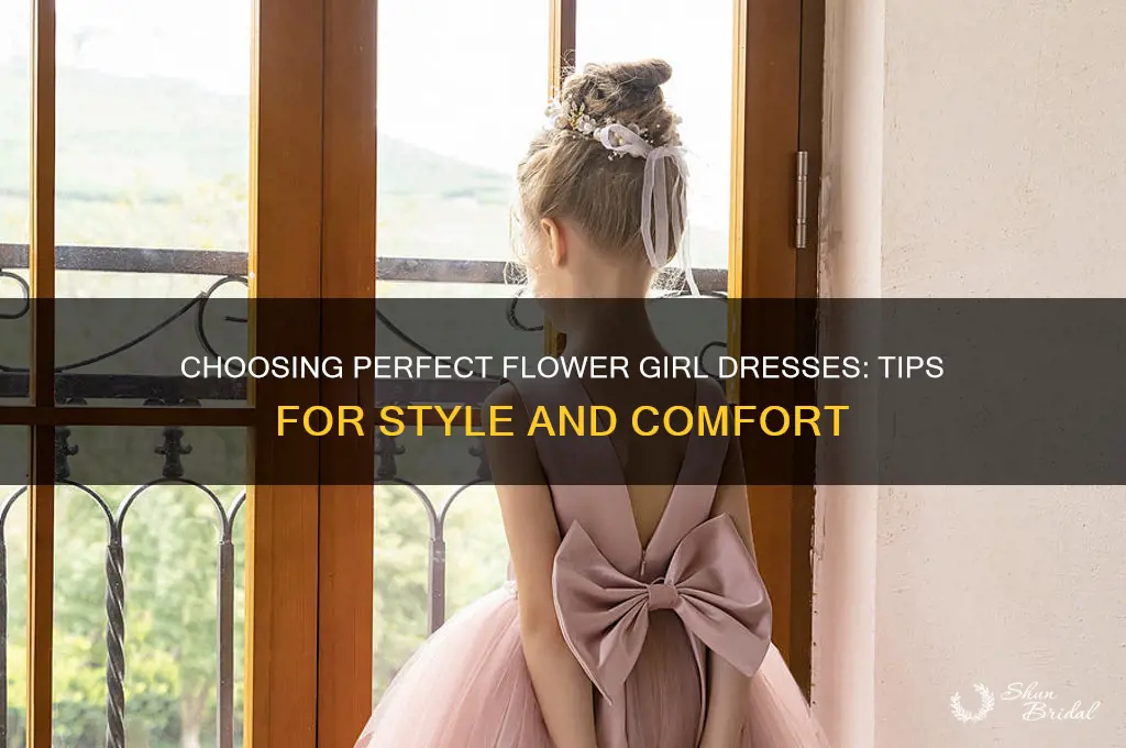 how to pick out flower girl dresses