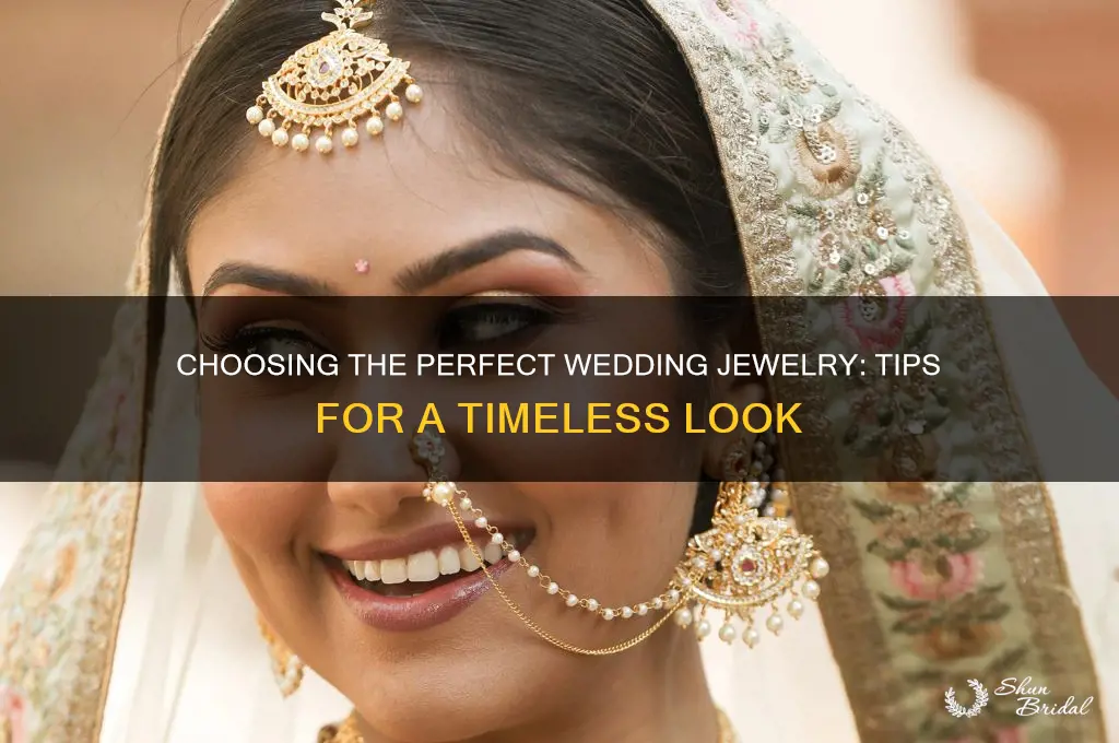 how to pick out wedding jewelry