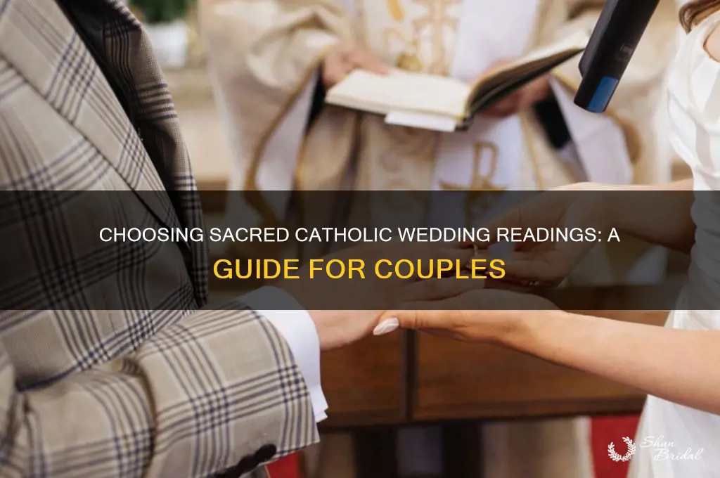how to pick readings for a catholic wedding