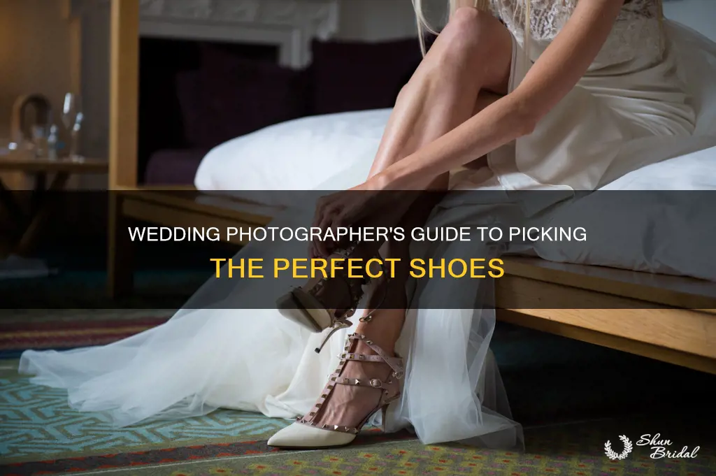 how to pick shoes for wedding photographer