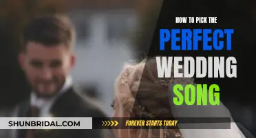 Choosing the Perfect Wedding Song: A Guide for Couples