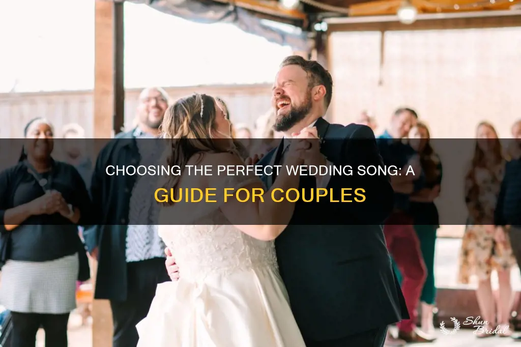 how to pick the perfect wedding song