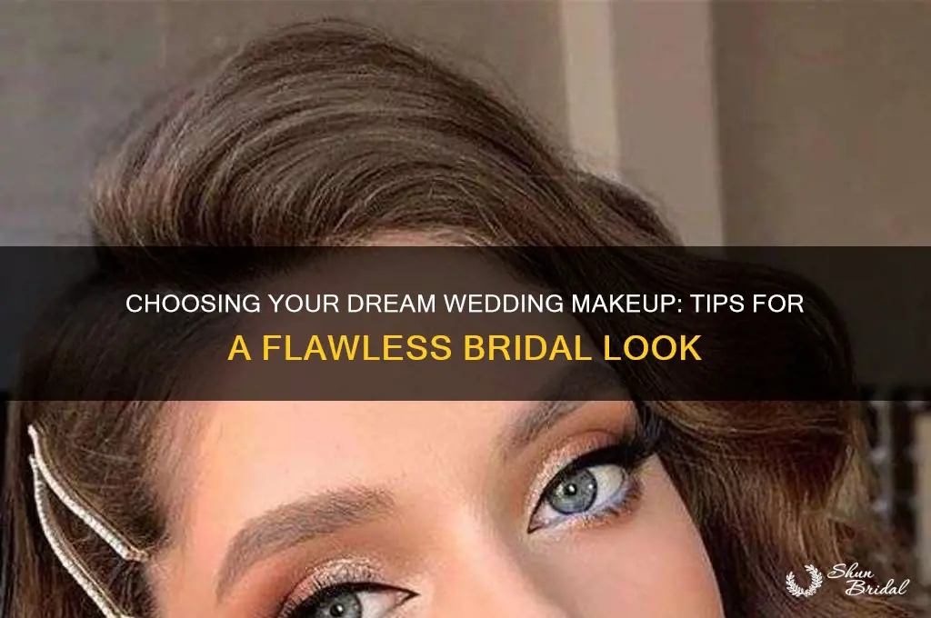 how to pick the right wedding makeup look