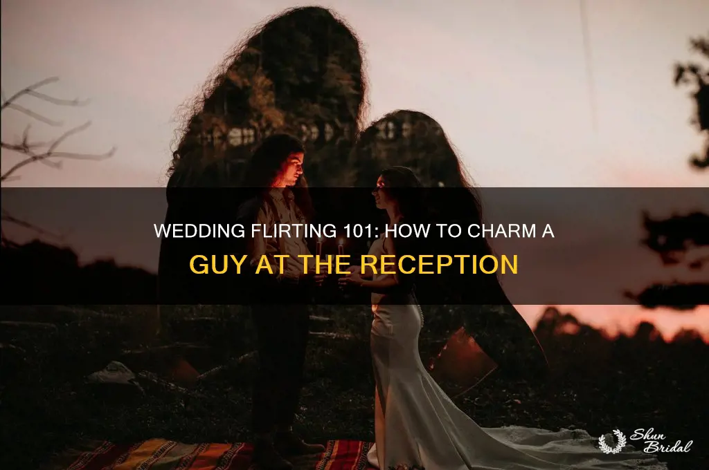 how to pick up a guy at a wedding