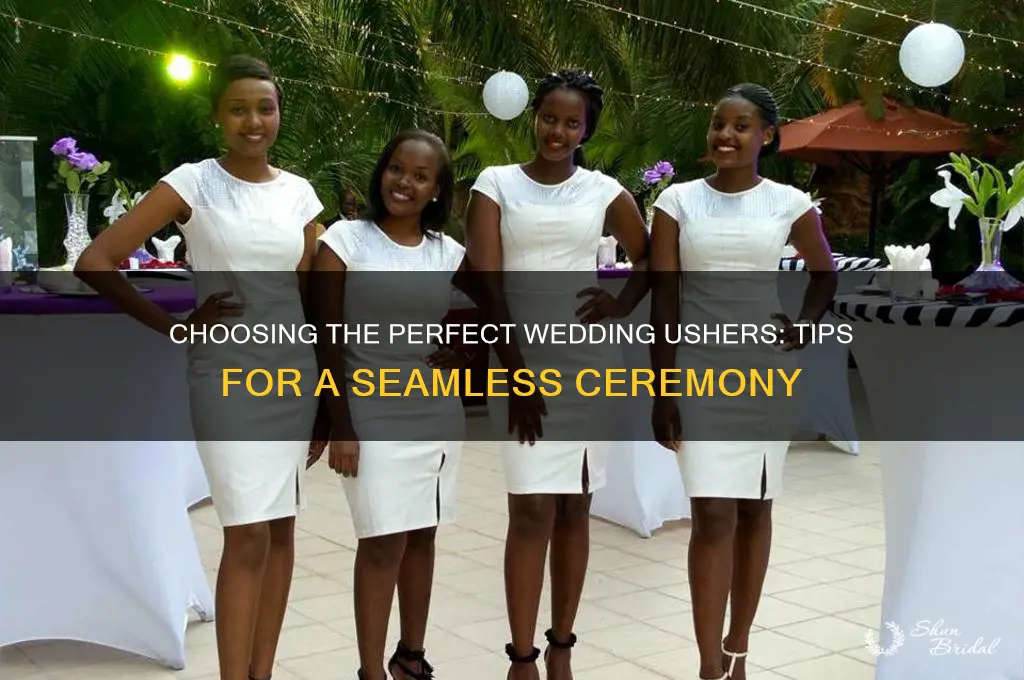 how to pick ushers for wedding