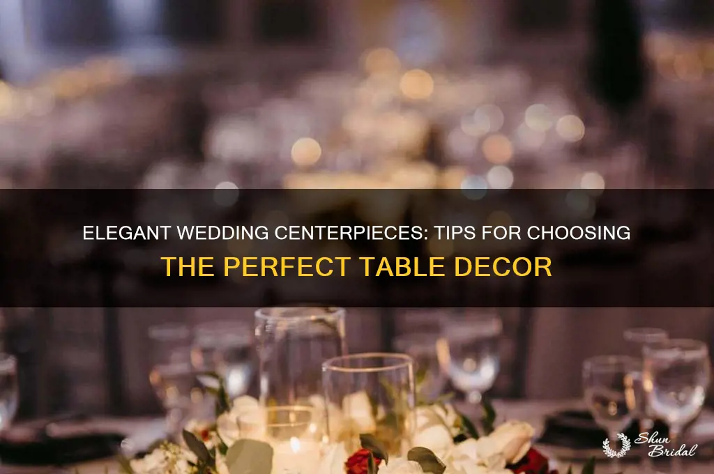 how to pick wedding centerpieces