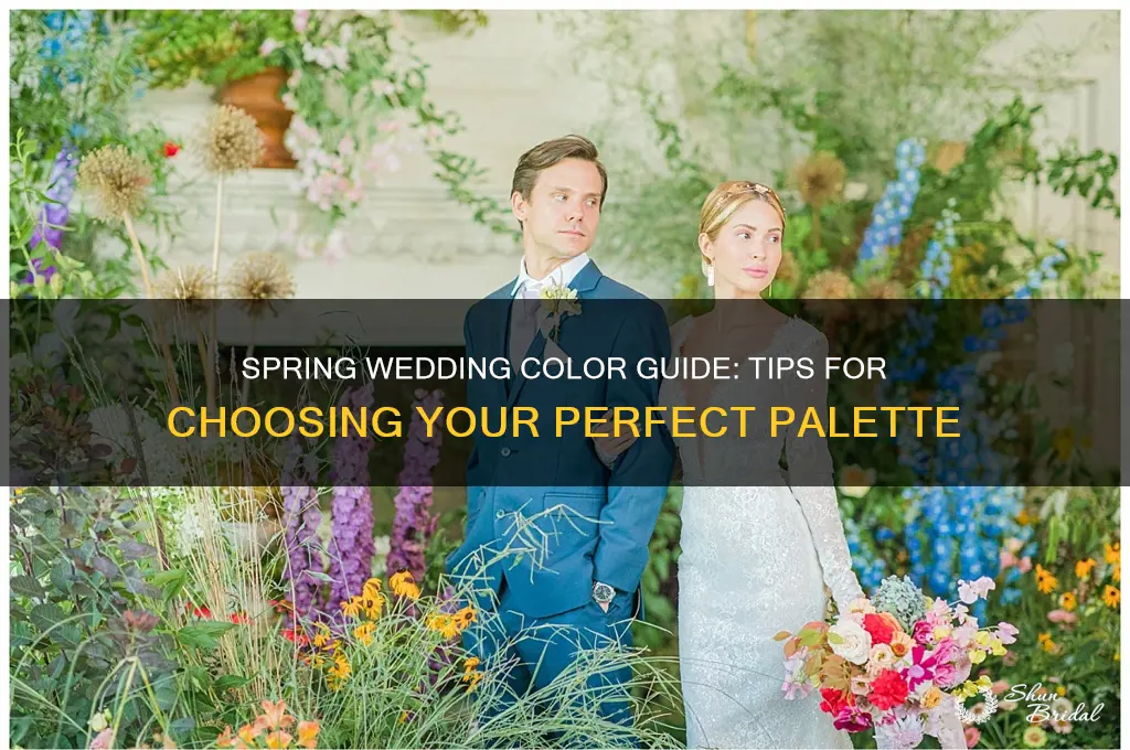 how to pick wedding colors for spring