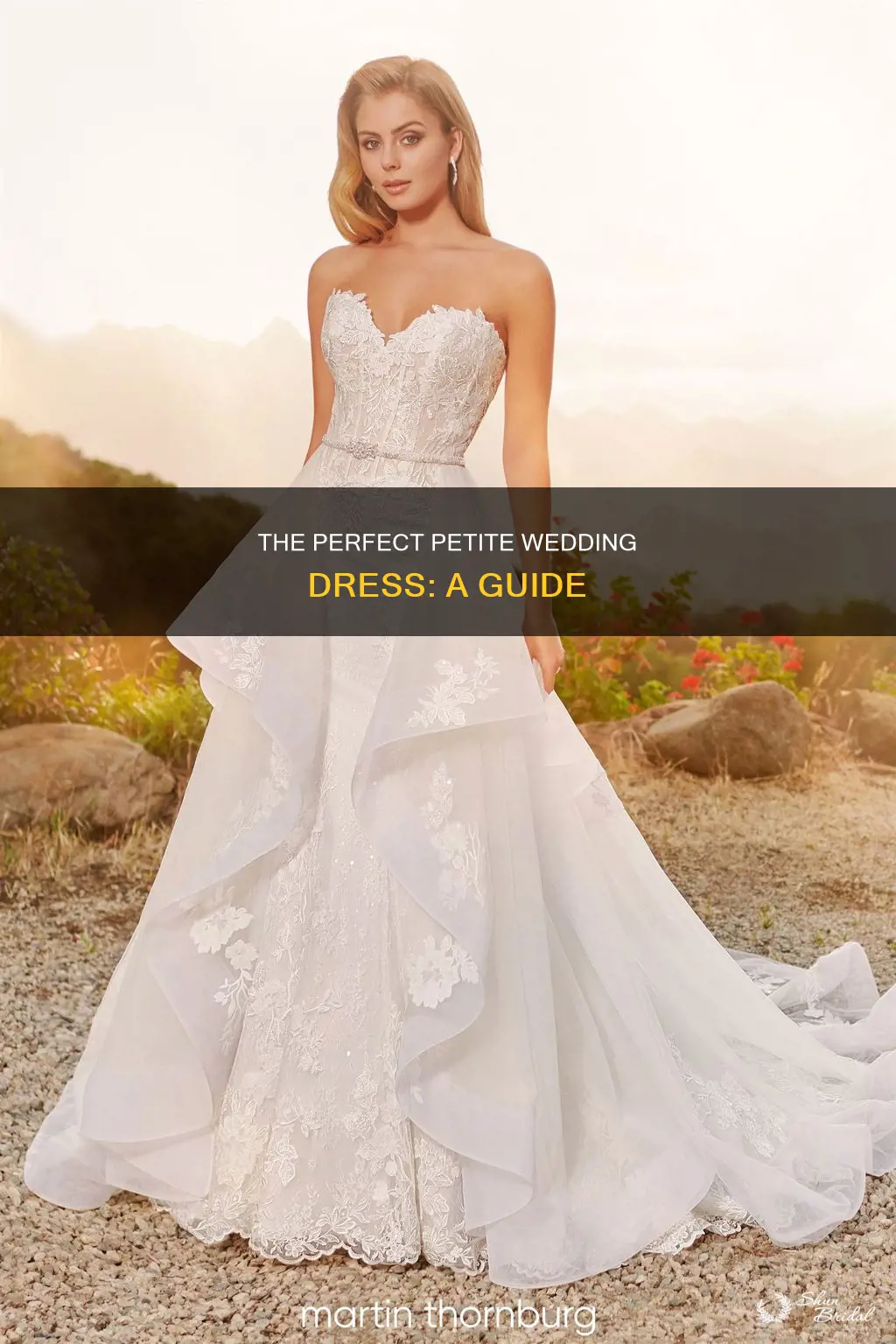 how to pick wedding dress petite short
