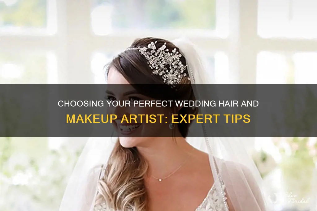 how to pick wedding hair and makeup artist