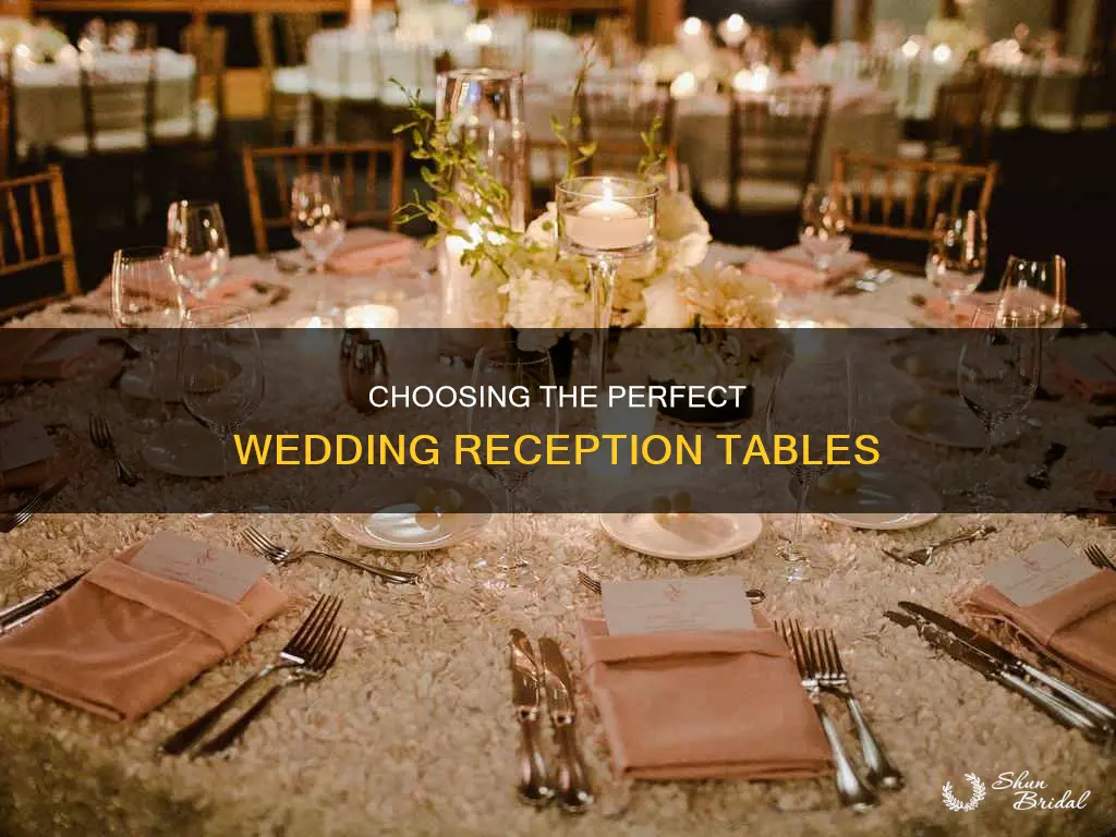 how to pick wedding reception tables