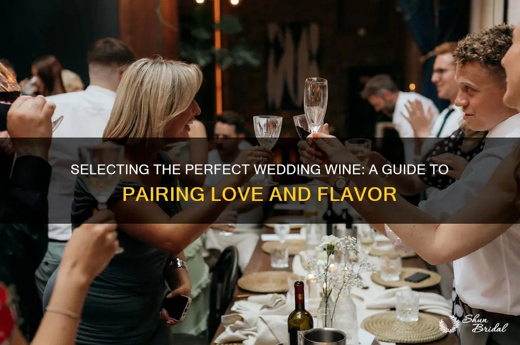 how to pick wedding wine