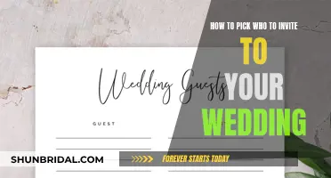 Choosing Your Wedding Guest List: A Guide