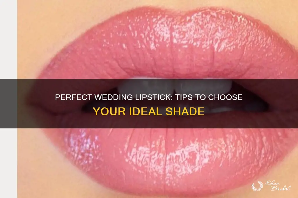 how to pick your lipstick color wedding