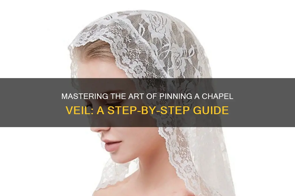 how to pin a chapel veil