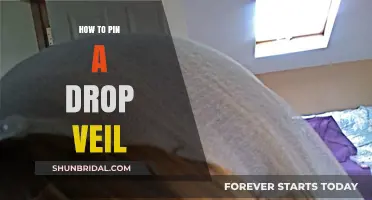 Mastering the Art of Pinning a Drop Veil for Your Wedding Day