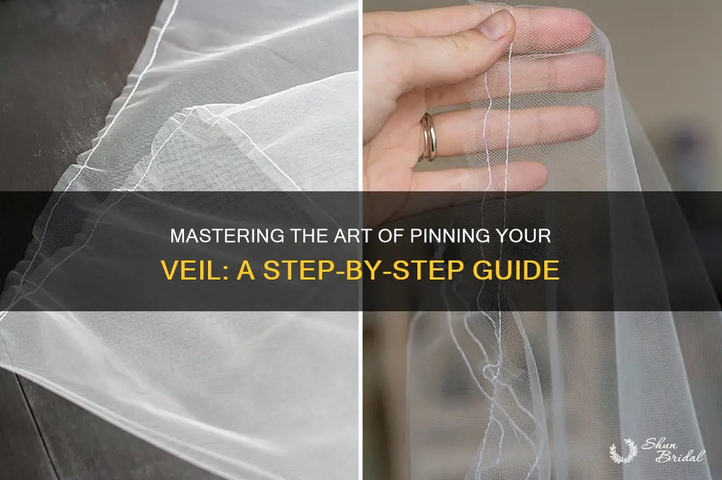 how to pin a veil