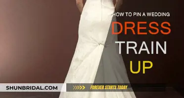 The Perfect Way to Pin Up Your Wedding Dress Train
