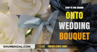 Elegant Ways to Pin a Charm onto Your Wedding Bouquet