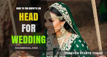 Elegant Wedding Dupatta Styling: Master the Head Pin Technique