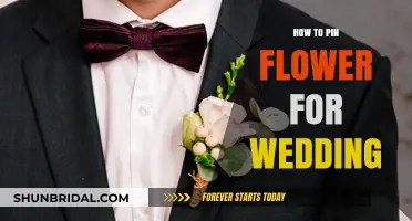 Elegant Wedding Flower Pinning: A Step-by-Step Guide for Perfect Blooms