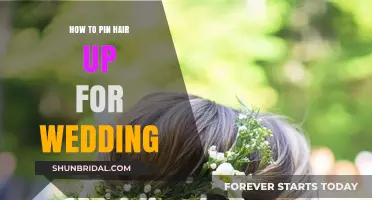 Elegant Wedding Updo: Simple Steps to Pin Hair Perfectly