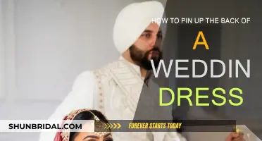 Easy Tricks to Pin Up Your Wedding Dress