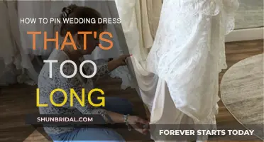 Adjusting the Wedding Gown: Pinning a Long Dress