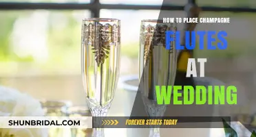 Elegant Champagne Flutes Placement Tips for Your Dream Wedding