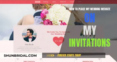 Wedding Website on Invites: A Guide to Placement