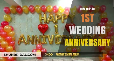 Celebrating One Year of Love: Planning Your Perfect 1st Anniversary