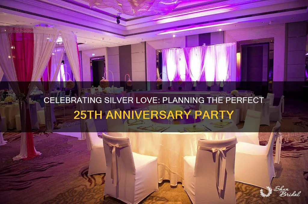 how to plan 25th wedding anniversary party