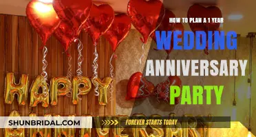 Celebrating One Year of Marriage: Planning the Perfect Anniversary Party