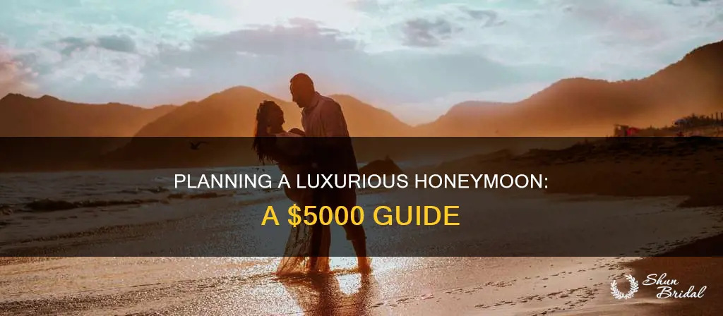 how to plan a 5000 honeymoon
