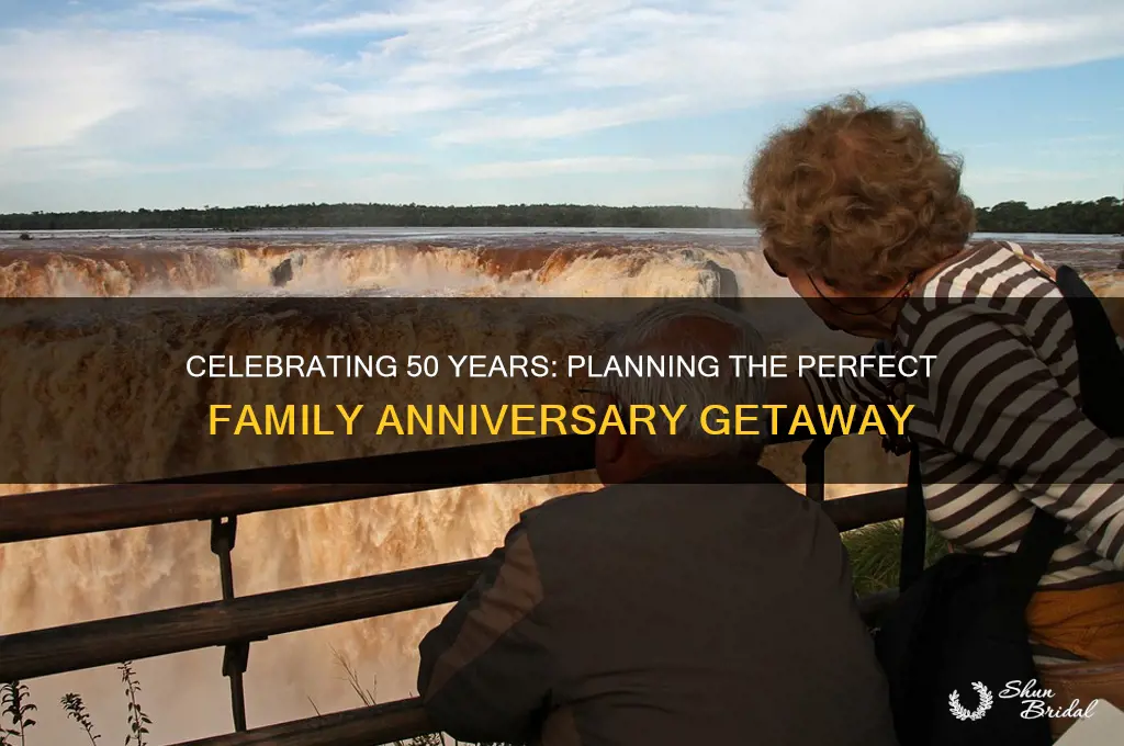 how to plan a 50th wedding anniversary family trip