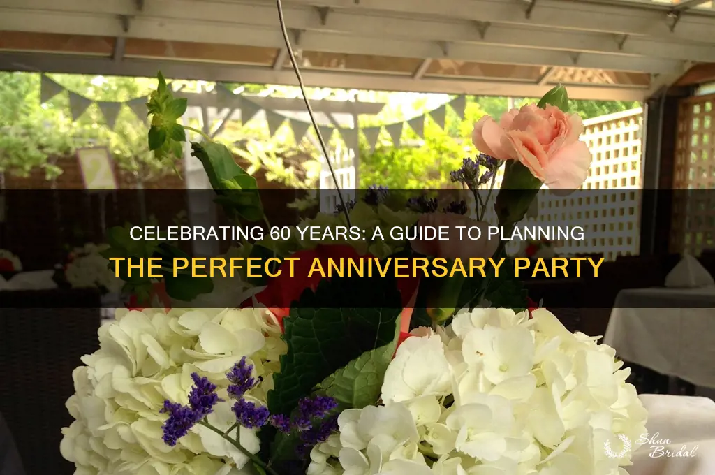 how to plan a 60th wedding anniversary party