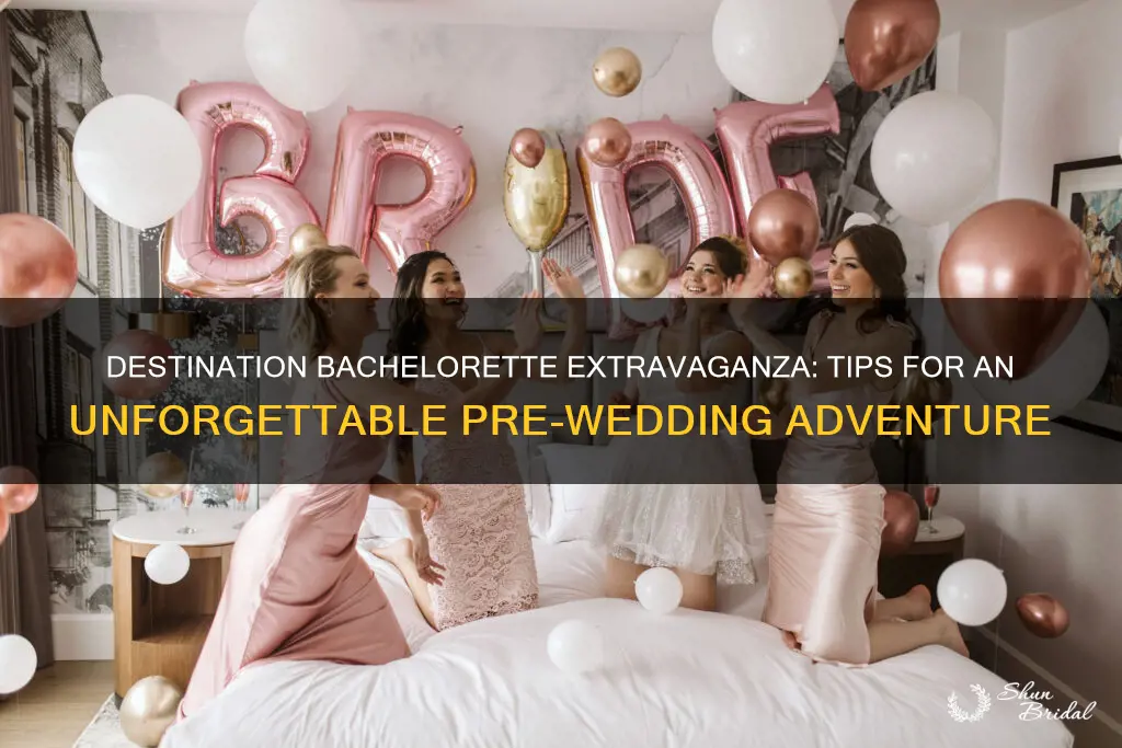 how to plan a bachelorette party for a destination wedding