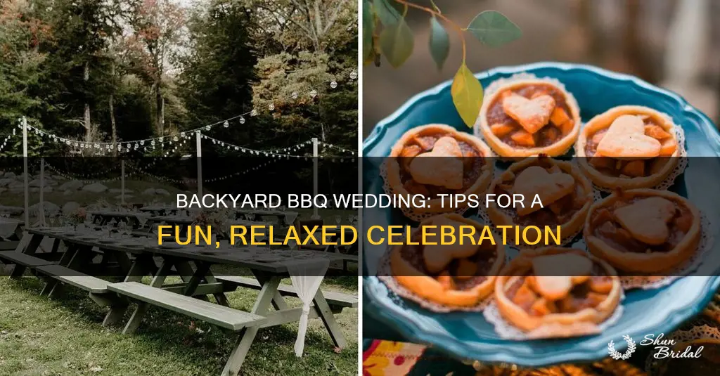 how to plan a backyard bbq wedding