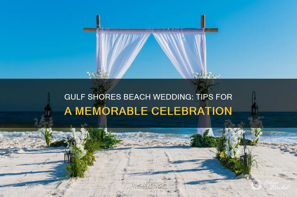 how to plan a beach wedding in gulf shores al