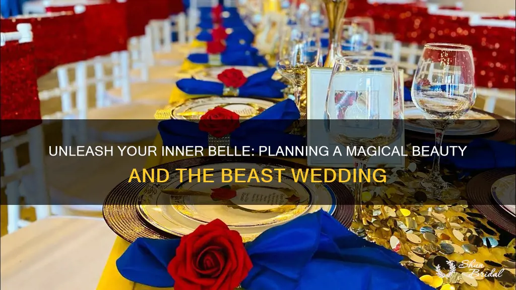 how to plan a beauty and the beast wedding