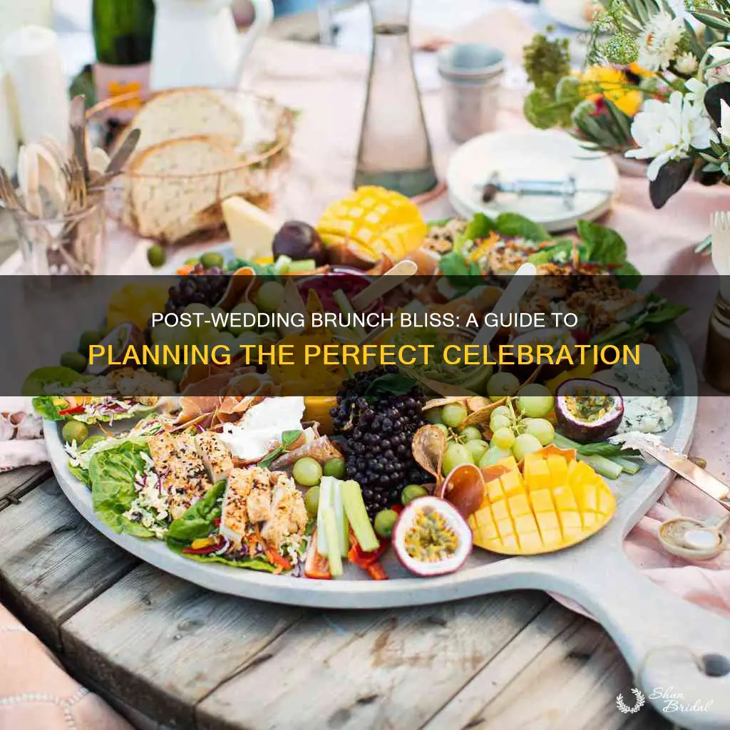 how to plan a brunch after wedding