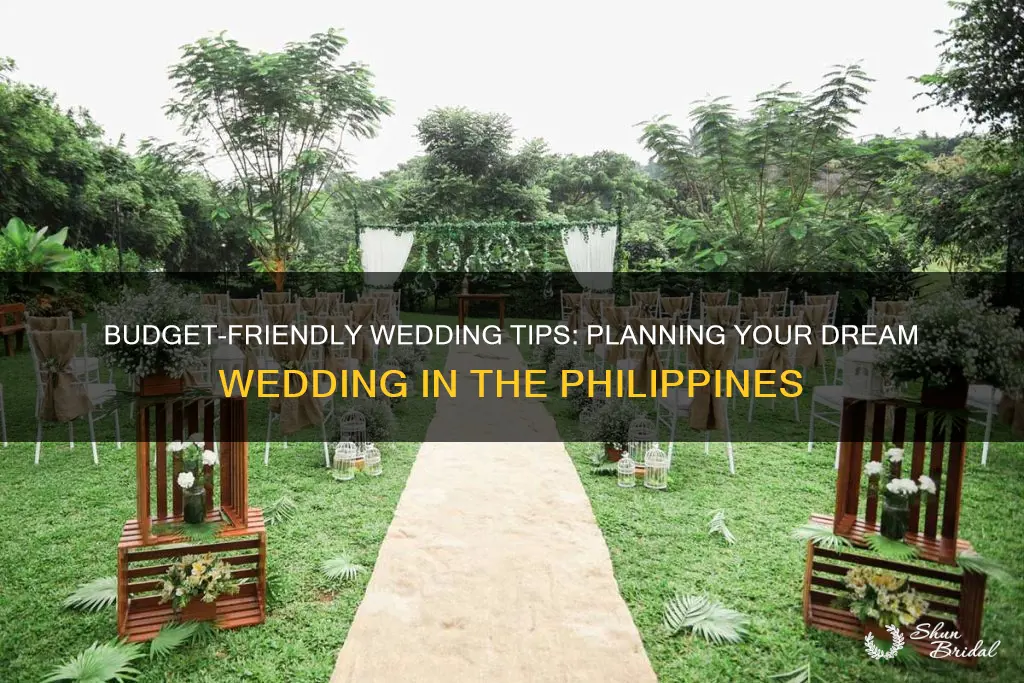 how to plan a budget wedding philippines