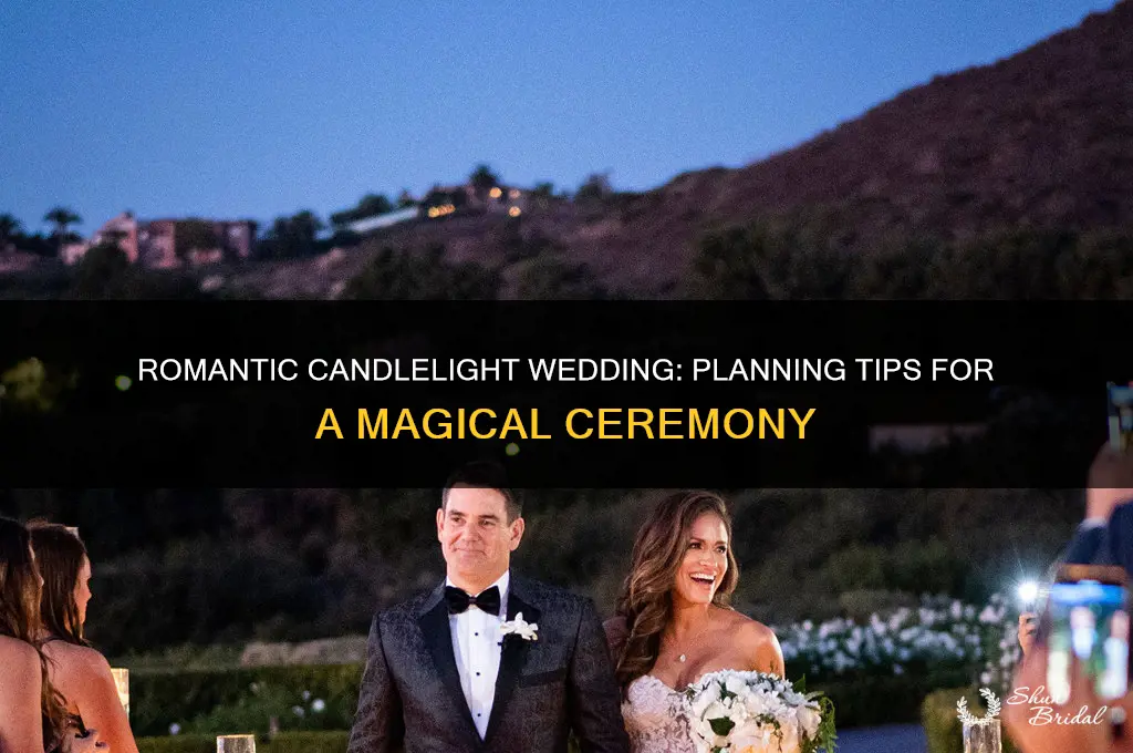 how to plan a candlelight wedding ceremony