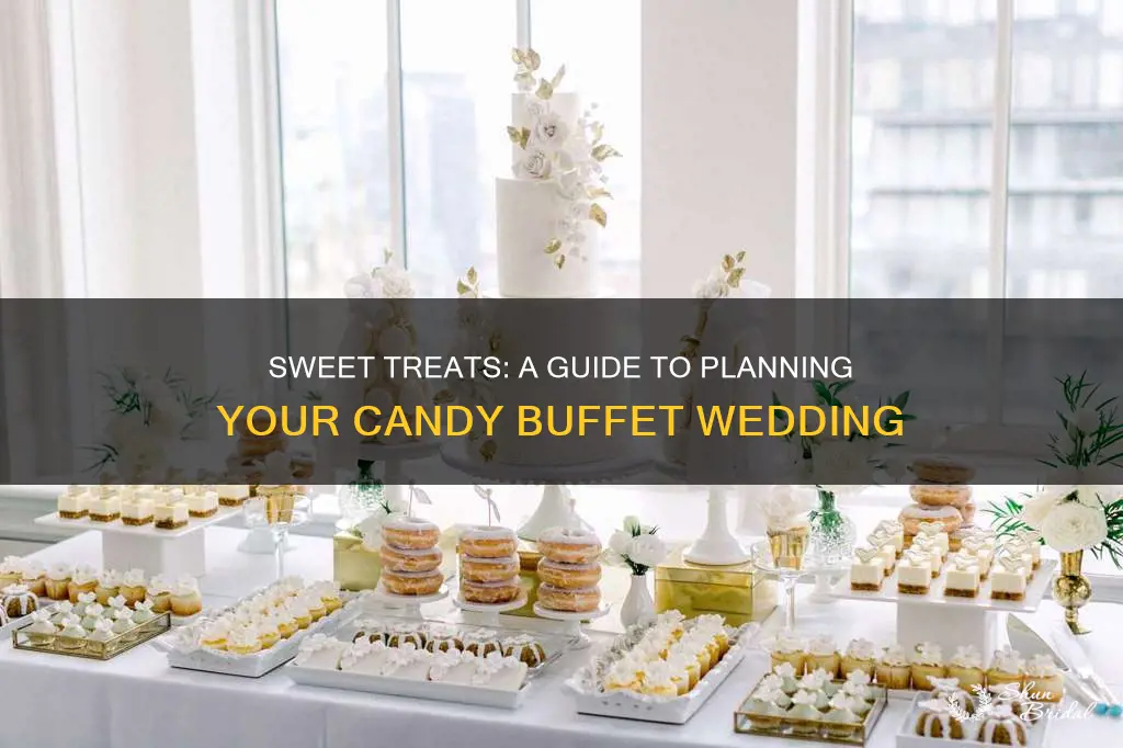 how to plan a candy buffet wedding